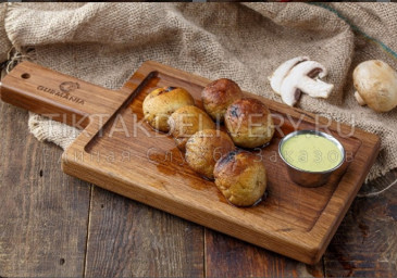 Шампиньоны на гриле