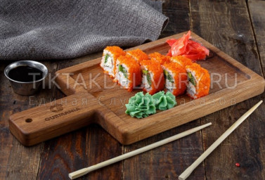 Ролл "Калифорния с крабовыми палочками"